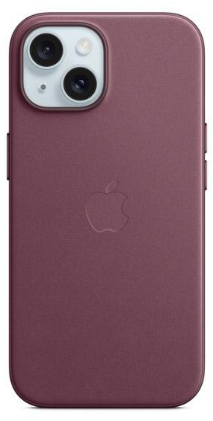 Чехол для iPhone 15 Plus FineWoven Case with MagSafe - Mulberry (MT4A3)