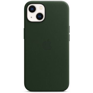 Кейс для Apple iPhone 13 Leather Case with MagSafe - Sequoia Green (MM173)