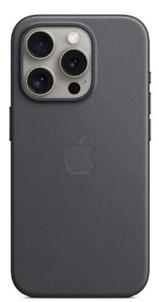 Чехол для iPhone 15 Pro FineWoven Case with MagSafe - Black (MT4H3)