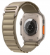 Apple Watch Ultra 2 GPS + Cellular 49mm Titanium Case with Olive Alpine Loop - Medium (MREY3)