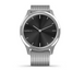 Смарт-годинник Garmin vivomove Luxe Premium Silver-Black Milanese (010-02241-23)