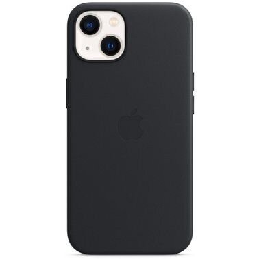 Кейс для Apple iPhone 13 Leather Case with MagSafe - Midnight (MM183)