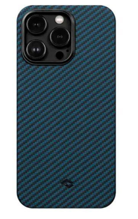 Чехол Pitaka MagEZ Case 3 Twill 1500D Black/Blue for iPhone 14 Pro Max (KI1408PM)