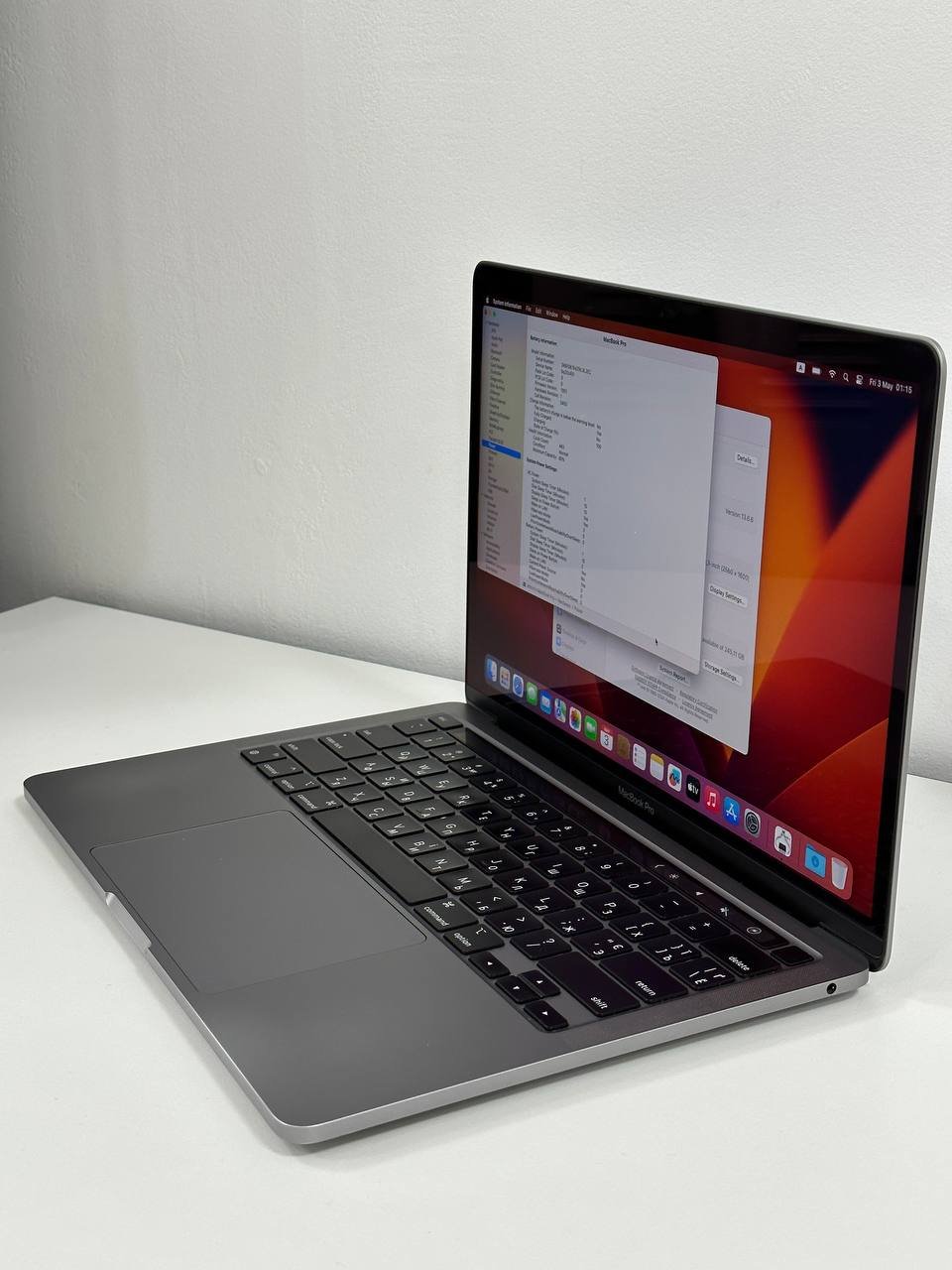 USED_MacBook Pro 13 m1 late 2020 16/256 (a2338)