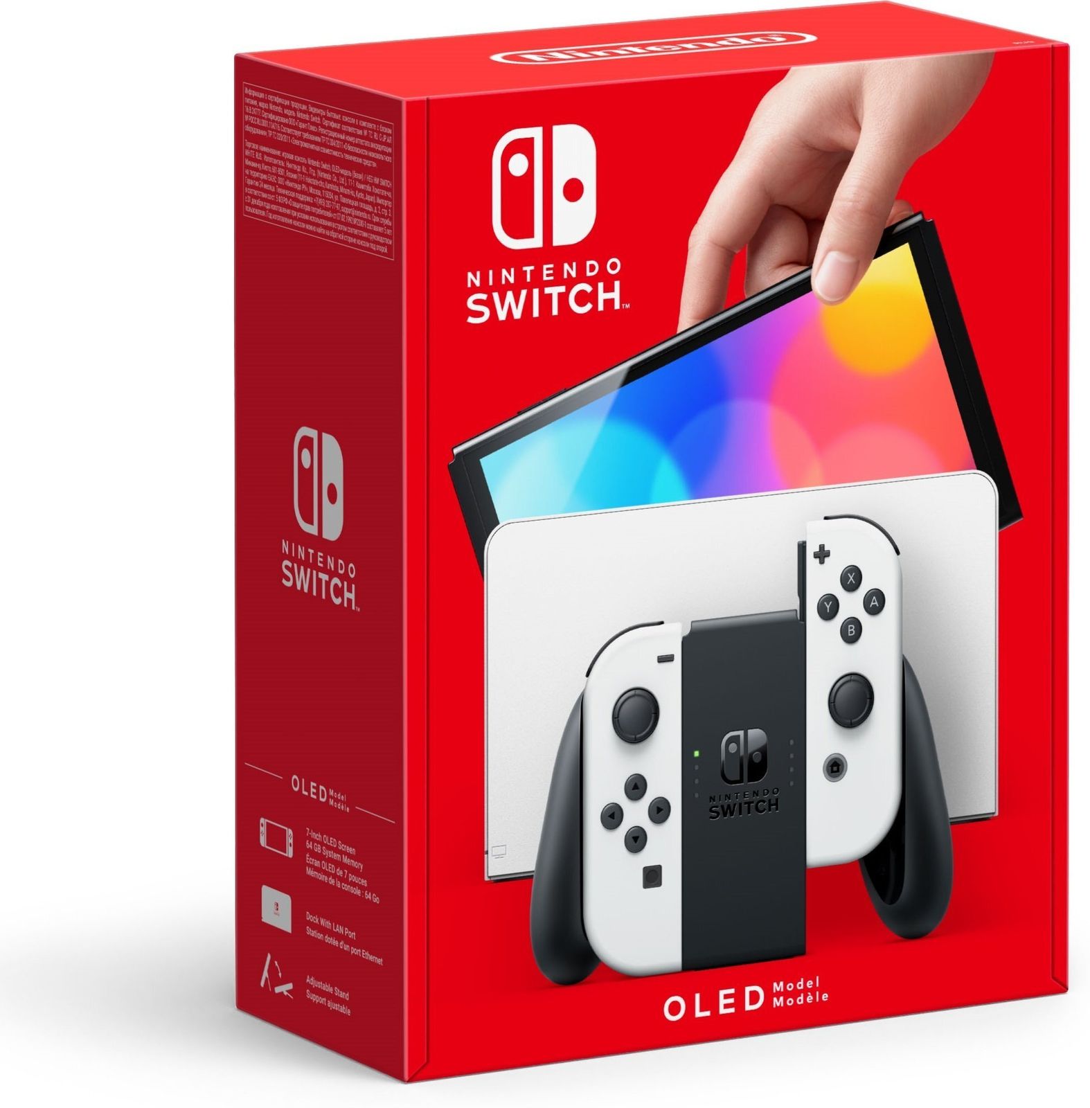 Nintendo Switch OLED with White Joy-Con
