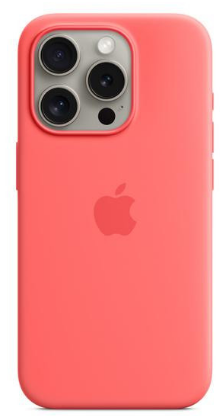 iPhone 15 Pro Max Silicone Case with MagSafe - Guava (MT1V3)