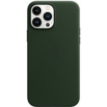 Кейс для Apple iPhone 13 Pro Max Leather Case with MagSafe - Sequoia Green (MM1Q3)