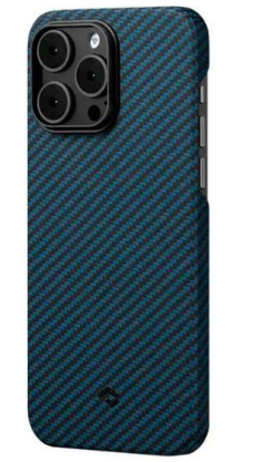 Чохол  Pitaka MagEZ Case 3 Twill 1500D Black/Blue for iPhone 14 Pro  (KI1408PM)