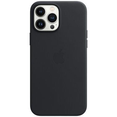 Кейс для Apple iPhone 13 Pro Max Leather Case with MagSafe - Midnight (MM1R3)