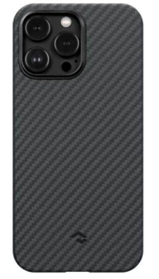 Чохол  Pitaka MagEZ Case 3 Twill 1500D for iPhone 14 Pro Black/Grey (KI1401P)
