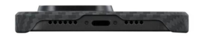 Чехол  Pitaka MagEZ Case 3 Twill 1500D for iPhone 14 Pro Black/Grey (KI1401P)