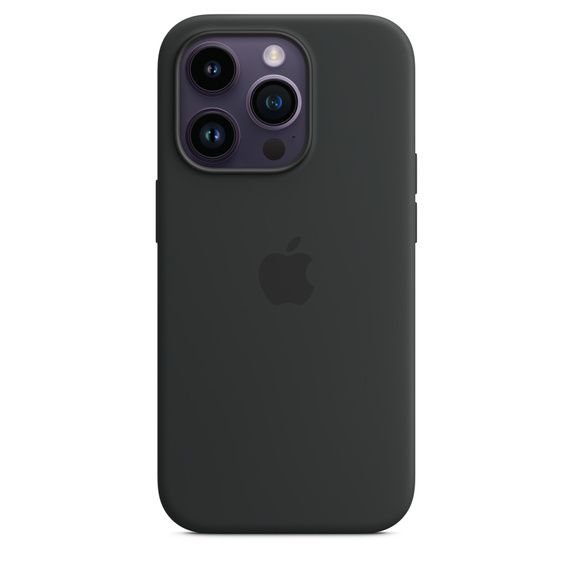 Чехол iPhone 14 Pro Silicone Case with MagSafe - Midnight (MPTE3)