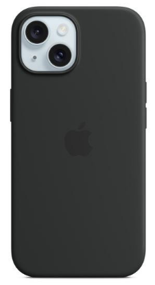 Чехол для Apple iPhone 15 Silicone Case with MagSafe - Black (MT0J3)