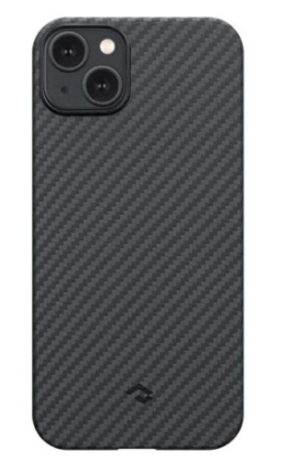 Чохол  Pitaka MagEZ Case 3 Twill 1500D for iPhone 14 Plus Black/Grey (KI1401M)