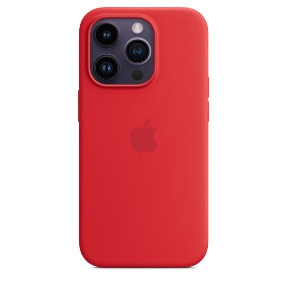 Чехол iPhone 14 Pro Silicone Case with MagSafe - PRODUCT RED (MPTG3)