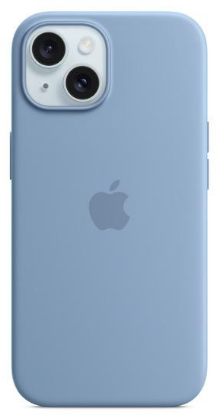 Чехол для  Apple iPhone 15 Silicone Case with MagSafe - Winter Blue (MT0Y3)