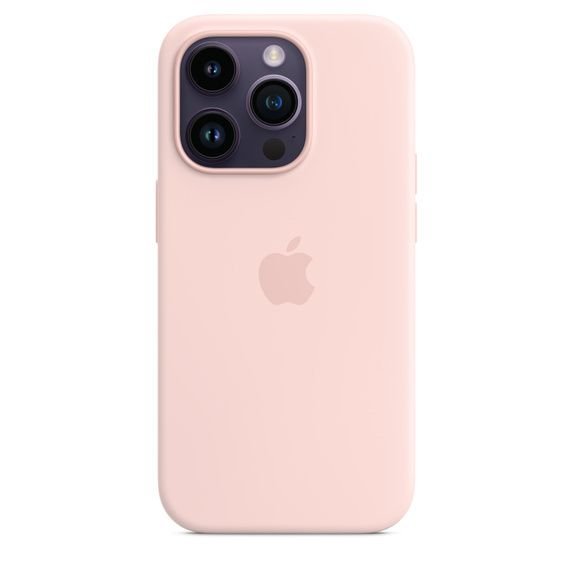 Чехол iPhone 14 Pro Silicone Case with MagSafe - Chalk Pink (MPTH3)