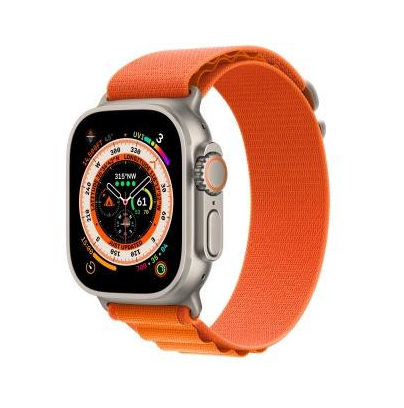 Apple Alpine Loop Band Medium для Watch 49mm - Orange (MQE03)