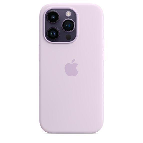 Чехол iPhone 14 Pro Silicone Case with MagSafe - Lilac (MPTJ3)