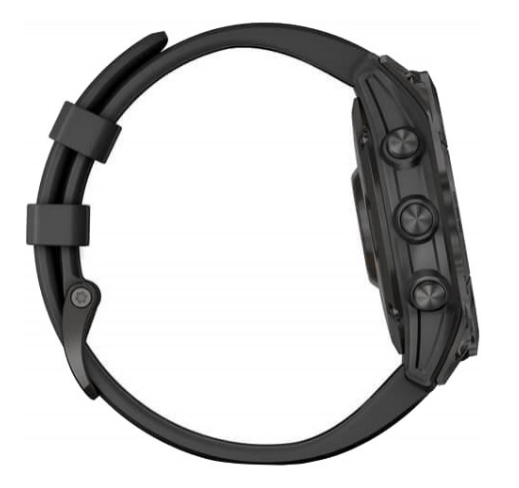 Смарт-часы Garmin Fenix 7 Sapphire Solar Carbon Gray DLC Titanium with Black Band (010-02540-20/21)