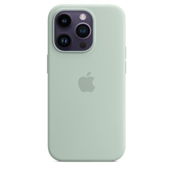 Чохол iPhone 14 Pro Silicone Case with MagSafe - Succulent (MPTL3)