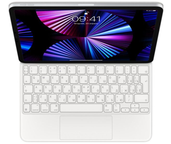 Apple Magic Keyboard for iPad Pro 11" 3rd gen. and iPad Air 4th gen. White (MJQJ3)