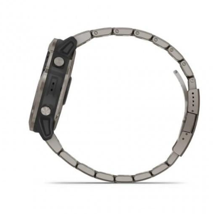 Смарт-часы Garmin quatix 6X Solar Titanium with Titanium Band (010-02157-30/31)