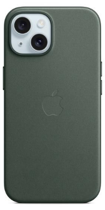 Чохол для Apple iPhone 15 FineWoven Case with MagSafe - Evergreen (MT3J3)