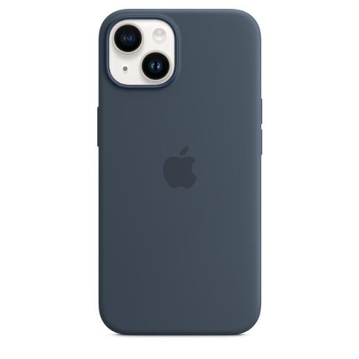 Чохол iPhone 14 Silicone Case with MagSafe - Storm Blue (MPRV3)