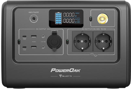 Зарадная станция BLUETTI PowerOak EB70 Portable Power Station 1000W 716Wh