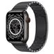 Apple Watch Series 7 GPS + Cellular, 45mm Space Black Titanium with Milanese Loop Graphite (ML8V3)