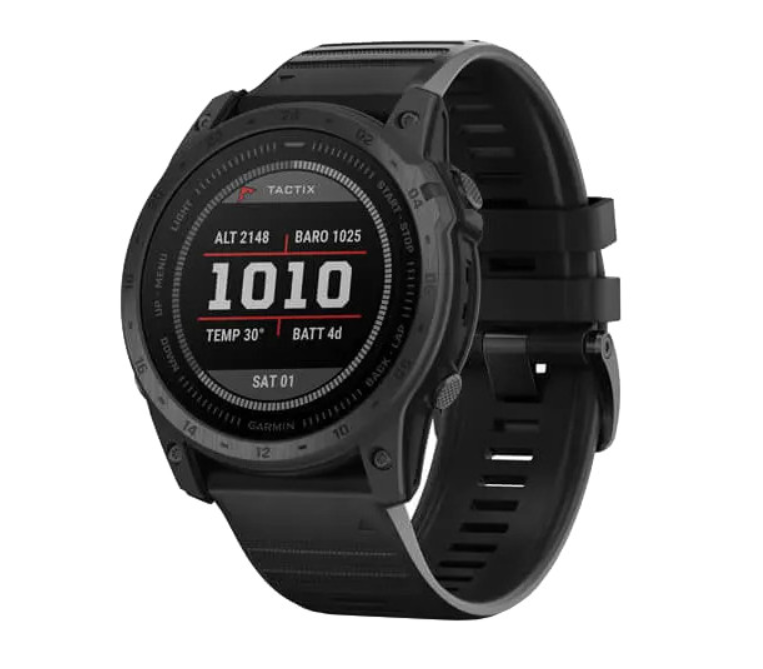 Смарт-годинник Garmin Tactix 7 – Standard Edition Premium Tactical GPS Watch with Silicone Band (010-02704-00/01)