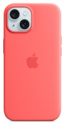 Чехол для iPhone 15 Plus Silicone Case with MagSafe - Guava (MT163)