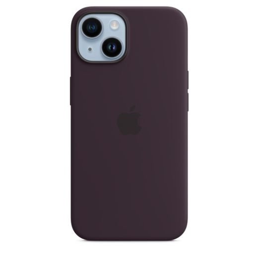 Чохол iPhone 14 Silicone Case with MagSafe - Elderberry (MPT03)