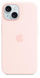 Чехол для iPhone 15 Plus Silicone Case with MagSafe - Light Pink (MT143)
