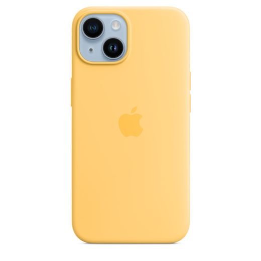 Чехол iPhone 14 Silicone Case with MagSafe - Sunglow (MPT23)