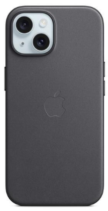 Чехол для iPhone 15 Plus FineWoven Case with MagSafe - Black (MT423)