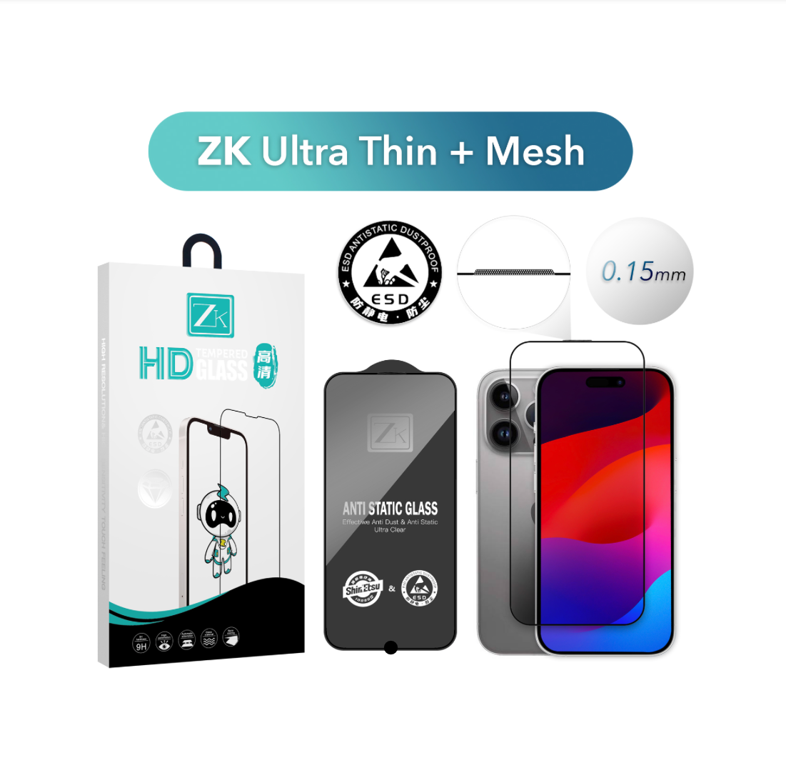 Захисне скло ZK HD Tempered Glass for iPhone 15 Pro Max