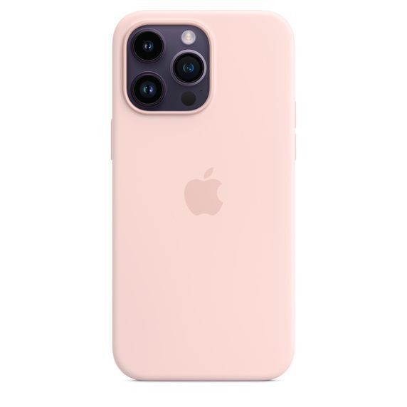 Чехол iPhone 14 Pro Max Silicone Case with MagSafe - Chalk Pink (MPTT3)