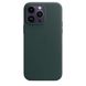 Чехол iPhone 14 Pro Max Leather Case with MagSafe - Forest Green (MPPN3)